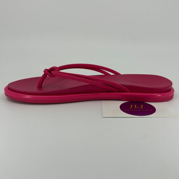 OluKai Women's 'Aka Water Resistant Knotted Thong Sandals Pink Plumeria Size 6 - Picture 8 of 11